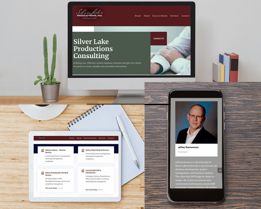 Silver Lake Consulting - MM Website Design